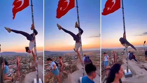 Bayrak direği videosuna soruşturma