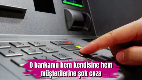 O bankanın hem kendisine hem müşterilerine şok ceza
