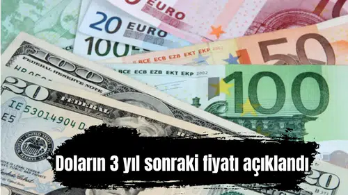 Doların 3 yıl sonraki fiyatı Resmi Gazete'de açıklandı