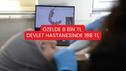 Özelde 8 Bin TL Devlet hastanesinde emekliye 95, çalışana 188 TL oldu!