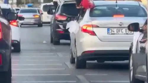 Düğün konvoyu yapmışlardı: Servet değerinde ceza