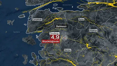 Balıkesir'de peş peşe depremler