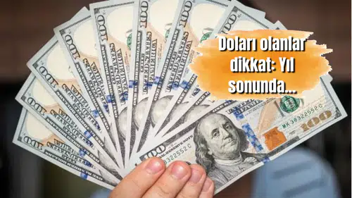 Doları olanlar dikkat: Yıl sonunda...
