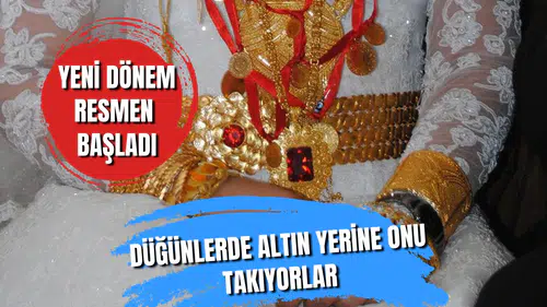 Düğünlerin yeni gözdesi belli oldu: Artık altın yerine onu tercih ediyorlar...