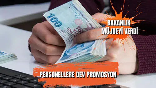 O bakanlık promosyon anlaşmasını duyurdu: Personellere 99 bin TL...