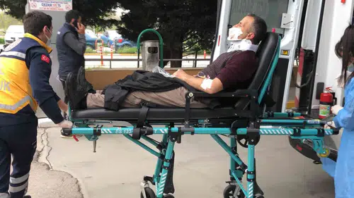 Pazarda 1 kişinin pompalı tüfekle vurulduğu kavga kamerada