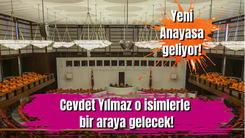 Yeni Anayasa geliyor! Cevdet Yılmaz o isimlerle bir araya gelecek!