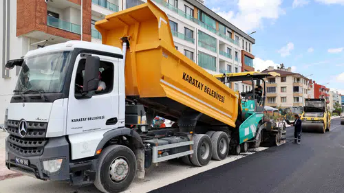 Karatay’da yeni sezonun ulaşım yatırımları sürüyor