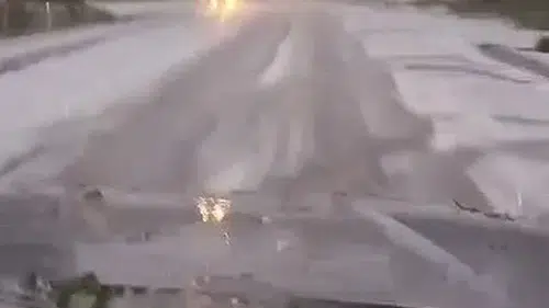 Herkes Mayıs karı yağdığını düşündü: Görenler şaşırdı