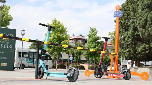 Konya'dan çevreci ulaşım adımı: E-Skuter Park Noktaları