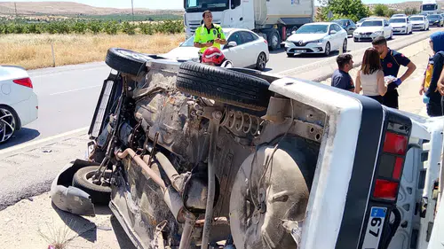 8 aylık bebeğin acı ölümü: Tofaş marka otomobil ters döndü
