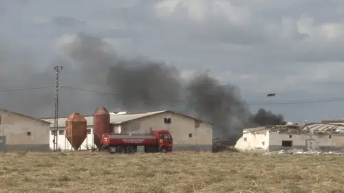 Konya'da havai fişek deposunda korkutan yangın