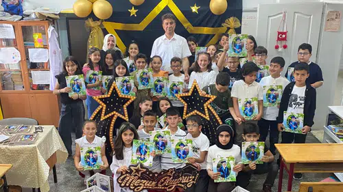 Yusuf İzzettin Horasanlı İlkokulu'nda karne coşkusu