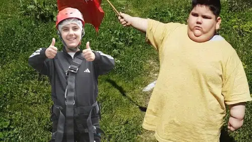 Kimse bu kadar hızlı değişemez: 5 yaşında 90 kiloydu, 11 yaşında 40 kilo