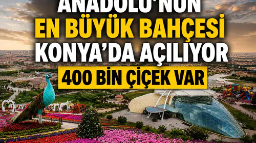 Konya’nın 400 bin çiçekli dev bahçesi açılıyor: Selçuklu rengarenk olacak