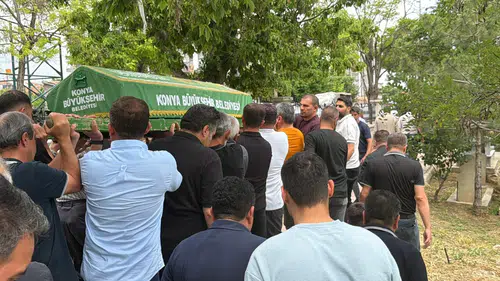 Konya’da 3 çocuk annesi kadına acı veda! Son yolculuğuna uğurlandı