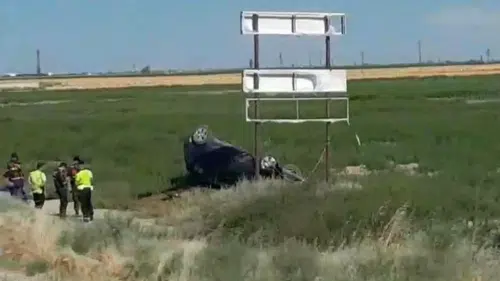 Konya'da kontrolden çıkan otomobil takla attı: 1 yaralı