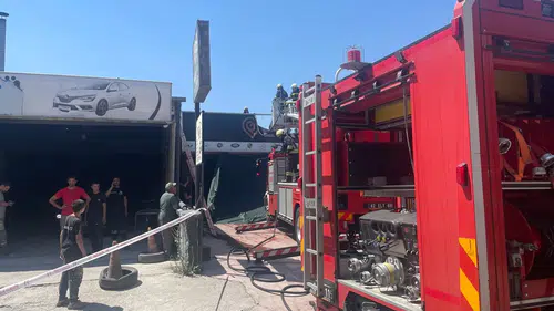 Konya'daki meşhur sanayide korkutan yangın