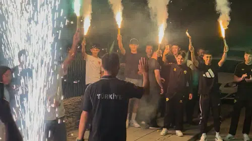 Ülkemizi gururlandıran Konyalı bisikletçilere coşkulu karşılama