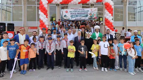Karatay'da Yaz Kur'an Kurslarına Tarih Yazan Çocuklar ile coşkulu başlangıç