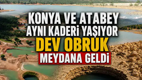 Konya ve Atabey aynı kaderi yaşıyor: Dev obruk meydana geldi