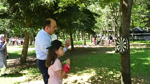Konya'da 55 bin öğrenci Kozağaç'ta kurulan oyun kampında