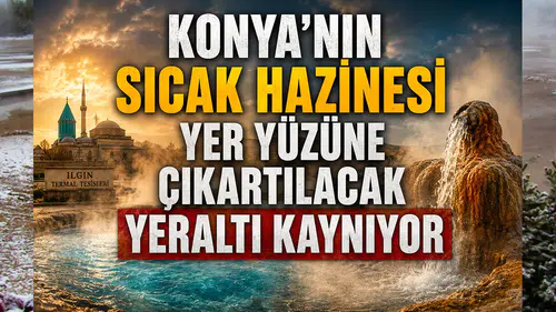 Konya'nın sıcak hazinesi yer yüzüne çıkacak: 12 noktada çalışma başlıyor