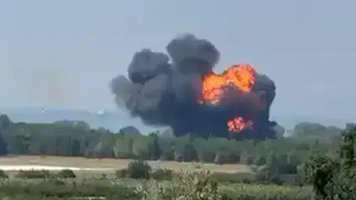 F-16 eğitim uçuşu sırasında düştü