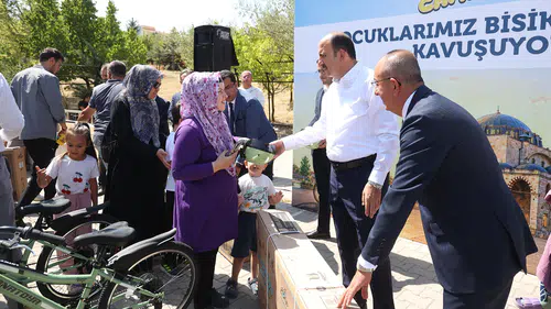 Konya'daki dev program sayesinde 116 bini aşkın çocuk bisikletine kavuştu