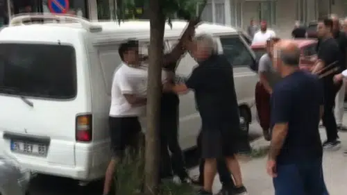Hırsızlarla vatandaş arasında demir sopalı, taşlı kavga