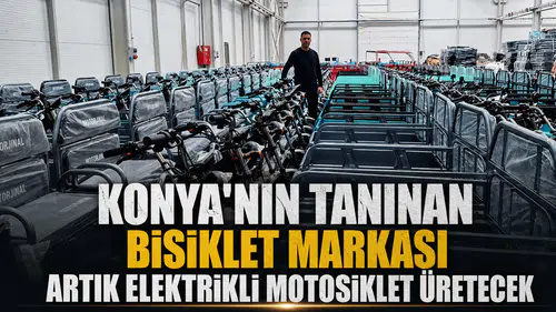 Konya'nın tanınan bisiklet markası artık elektrikli motosiklet üretecek