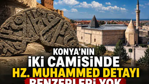Konya'nın iki camisinde Hz. Muhammed detayı: Benzerleri yok