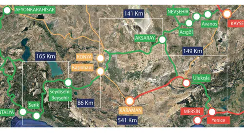 Konya, YHT ile Kapadokya’ya ve Kayseri’ye bağlanacak