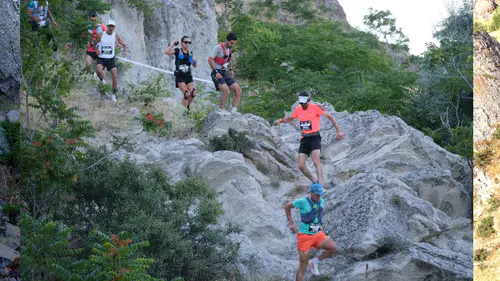 Konya'da dağlarda koşan sporcular Gevale Kalesi, Ak Manastır ve Altınapa'yı keşfetti