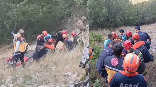 Konya'da film gibi kurtarma operasyonu: Askeri helikopter geldi