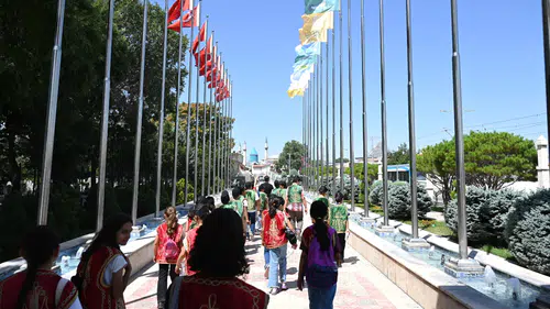 Konya'da öğrenciler, şehrin kalbine yolculuk yaptı