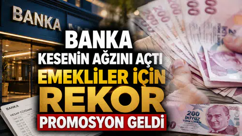 Banka kesenin ağzını açtı: Emekliler için rekor promosyon geldi