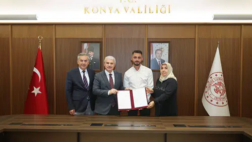 Konya'nın merkezindeki okula Tatbikat Mescidi geliyor: İmzalar atıldı