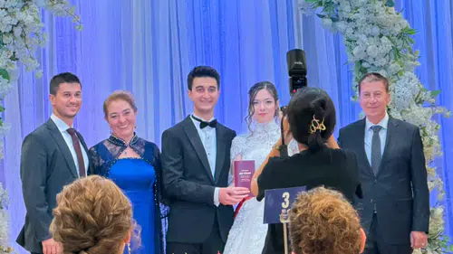 Güney Kore'den Konya'ya gelin geldi: Alena ve Mert'ten ömürlük imza