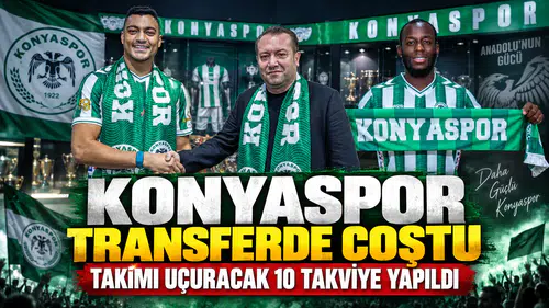 Konyaspor transferde coştu: Takımı uçuracak 10 takviye yapıldı