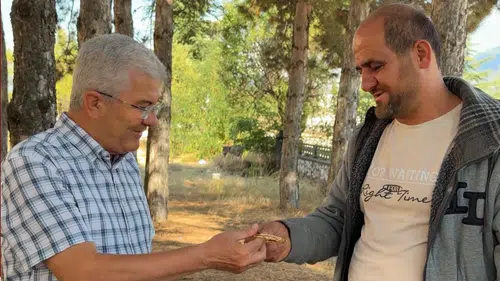 Konya'da dağda kaybolan bilezikler 5 ay sonra sahibine ulaştı