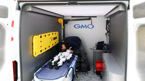 Hayaldi gerçek oldu: Robotlar için ambulans