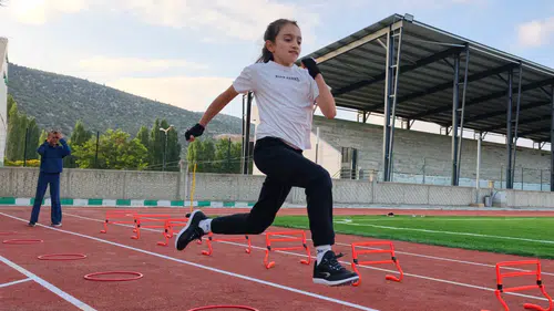 Konya'da geleceğin şampiyonları, gönüllü antrenör eşliğinde yetişiyor