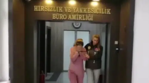 Suç makinesi hırsız kadın Konya'ya gelirken yakalandı