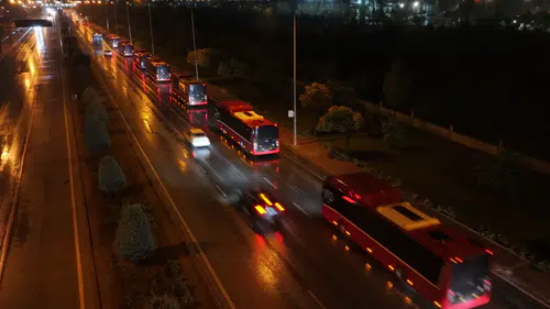 Konya'ya 10 yeni otobüs: Toplu taşımada hizmet kalitesi artıyor