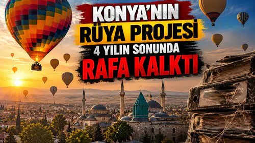 Konya’nın rüya projesi 4 yılın sonunda rafa kalktı