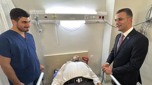 Konya'da iki otomobil çarpıştı: 73 yaşındaki gazi yaralandı
