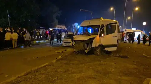 Düğün dönüşü facia yaşandı: 21 kişi yaralandı