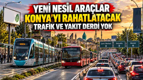 Yeni nesil araçlar Konya’yı rahatlatacak: Trafik ve yakıt derdi yok