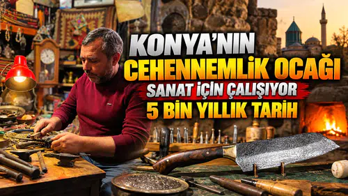 Konya’nın Cehennemlik Ocağı sanat için çalışıyor: 5 bin yıllık tarih